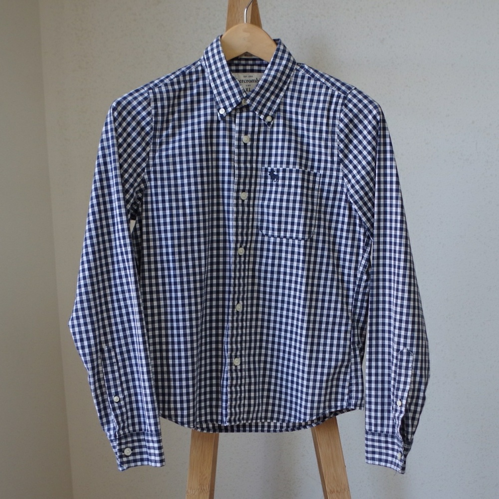 Do Not Purchase! Abercrombie Plaid Button Down Shirt - Picture 1 of 2